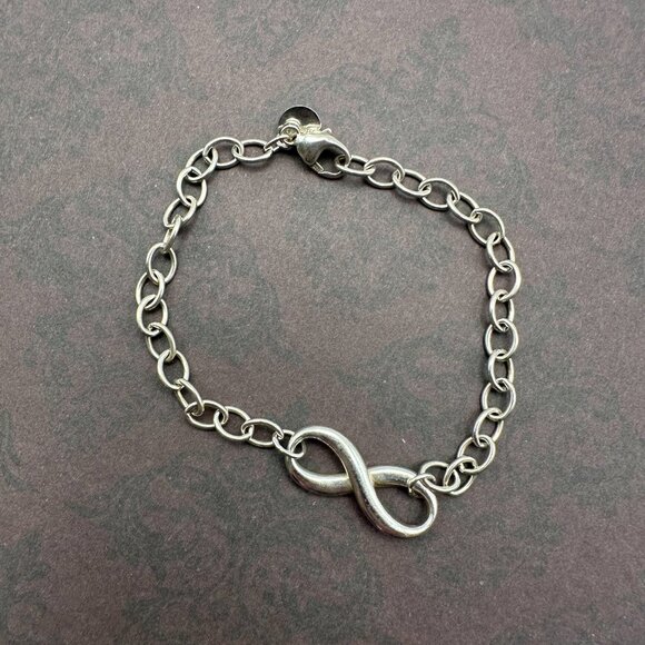 Tiffany & Co. Sterling Silver Infinity Bracelet. - Picture 11 of 15
